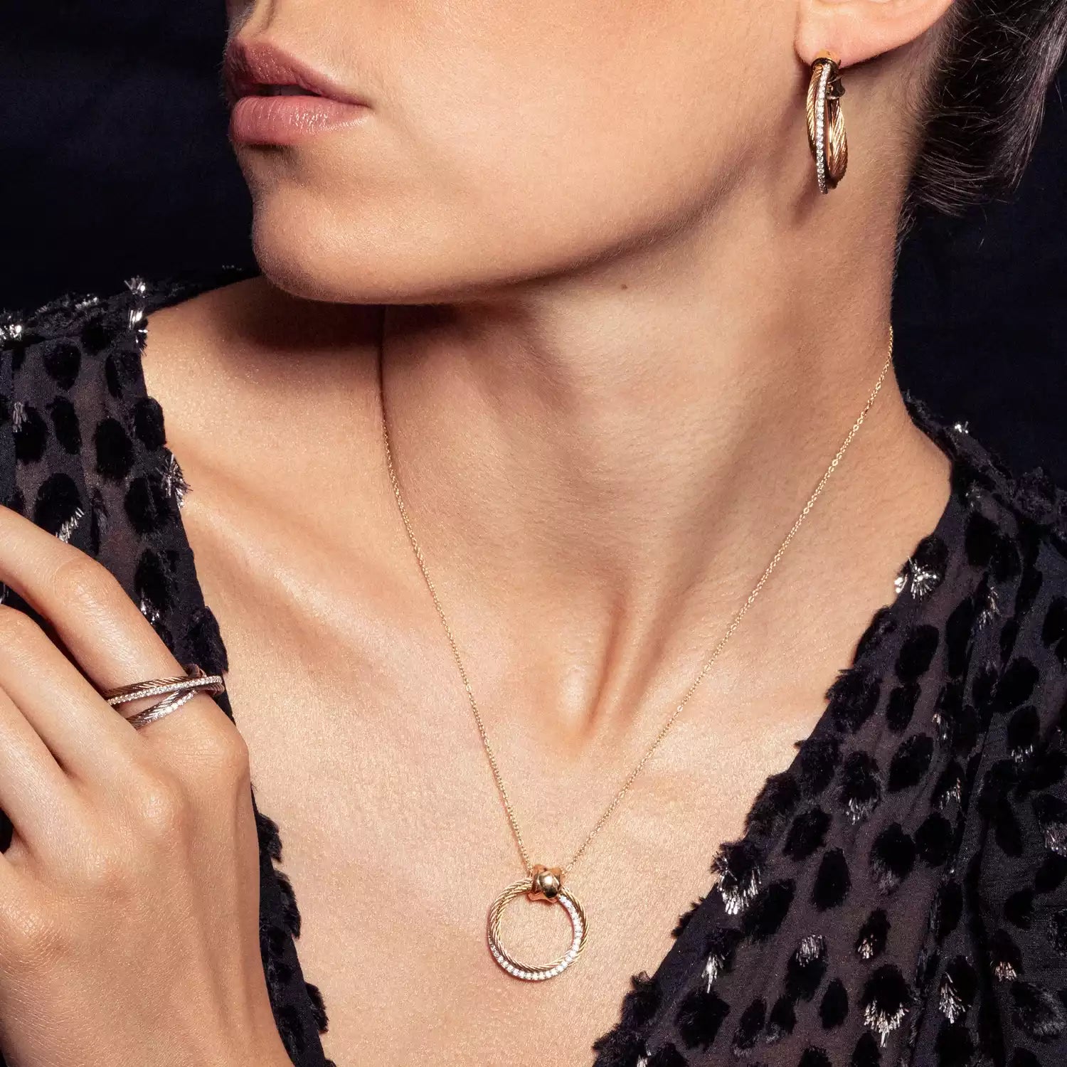 Celtic Collier Triquetra - Charriol Geneve - Colliers et pendentifs