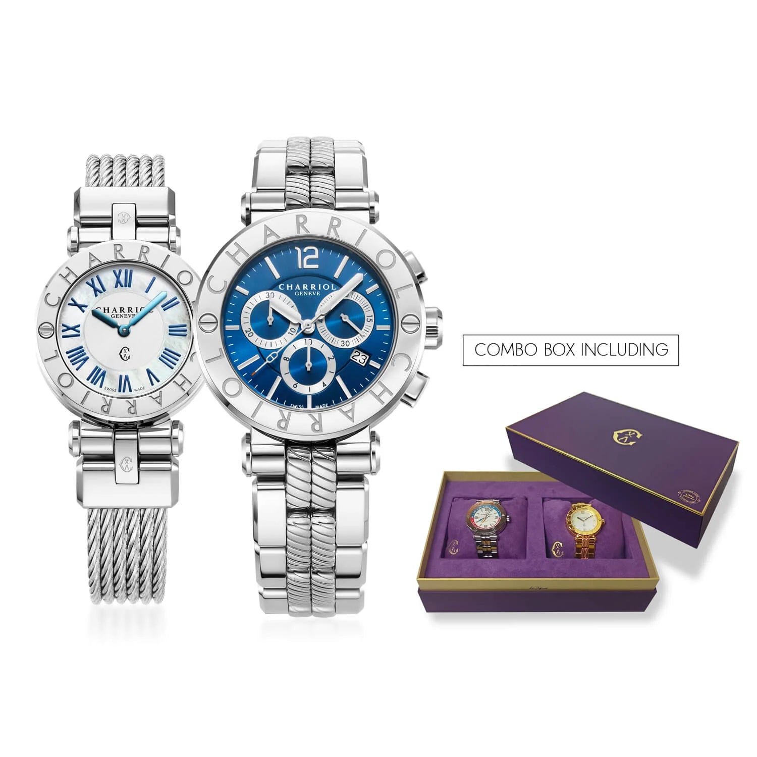 Combo set Inés & Rafael - ©2025 Philippe Charriol International Ltd. -