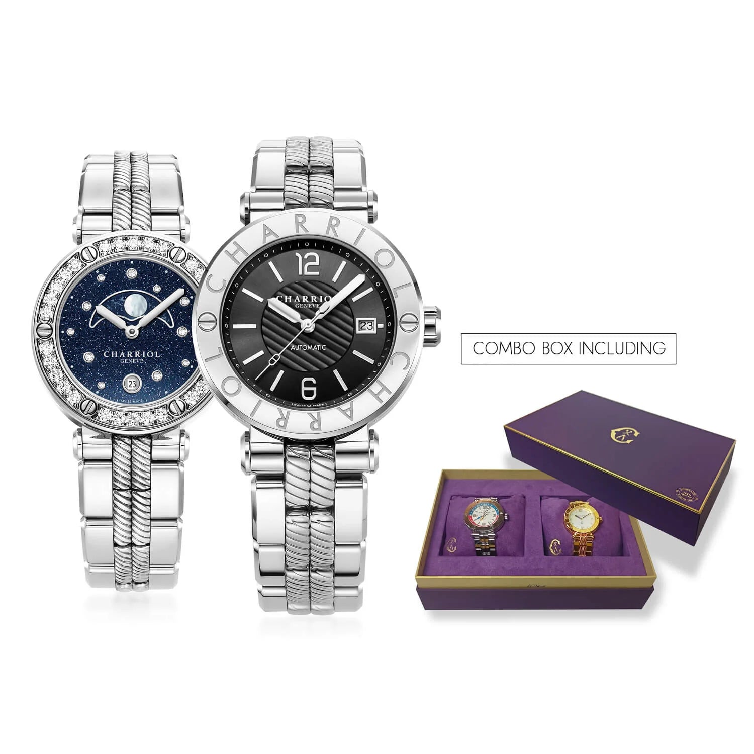 Combo set Livia & Marcello - ©2025 Philippe Charriol International Ltd. -