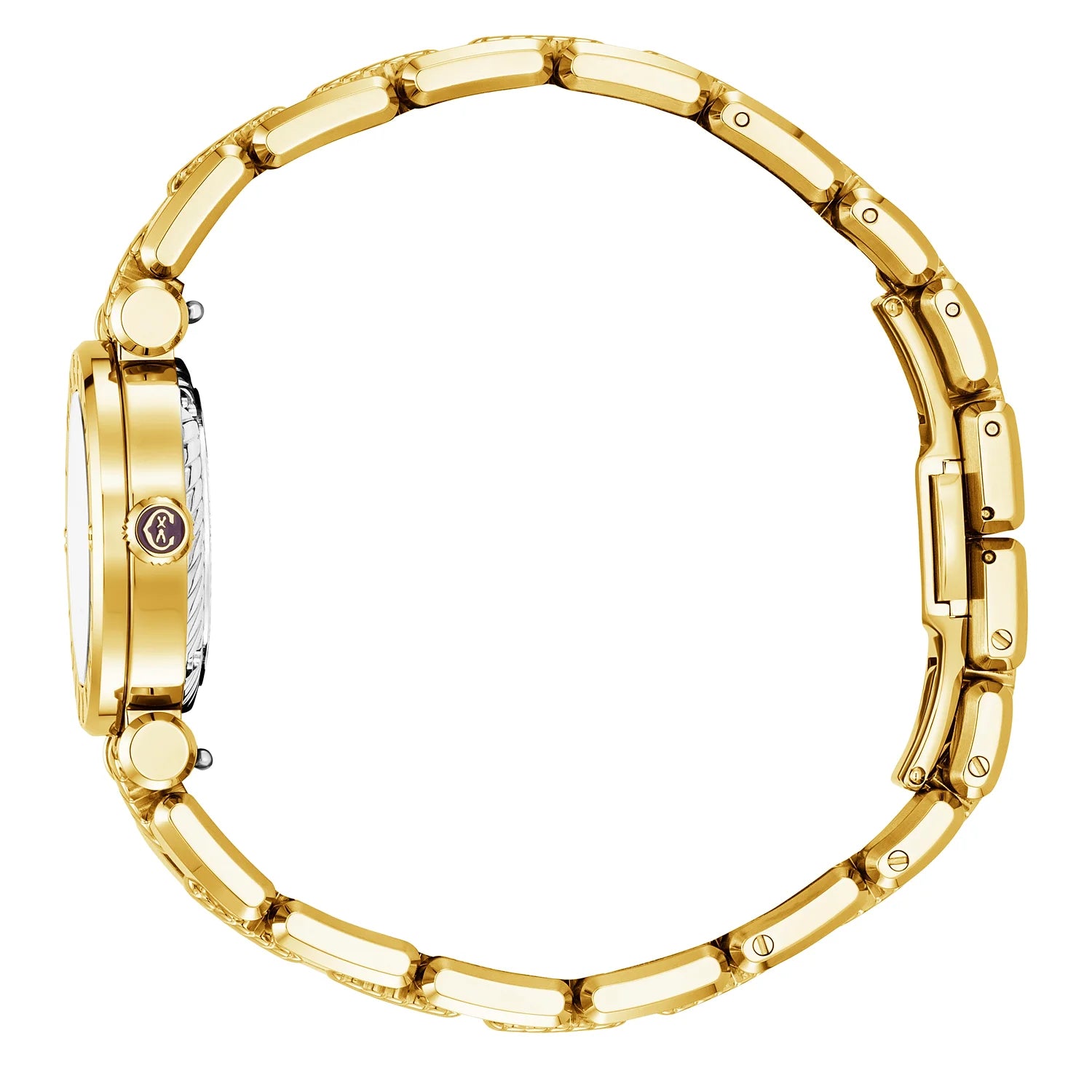 St Tropez Cruise Montre or blanc et jauneSt Tropez Cruise Montre 28mm Bracelet or jaune, lunette or jaune & 2 vis et cadran MOP blanc - Charriol Geneve - Montre