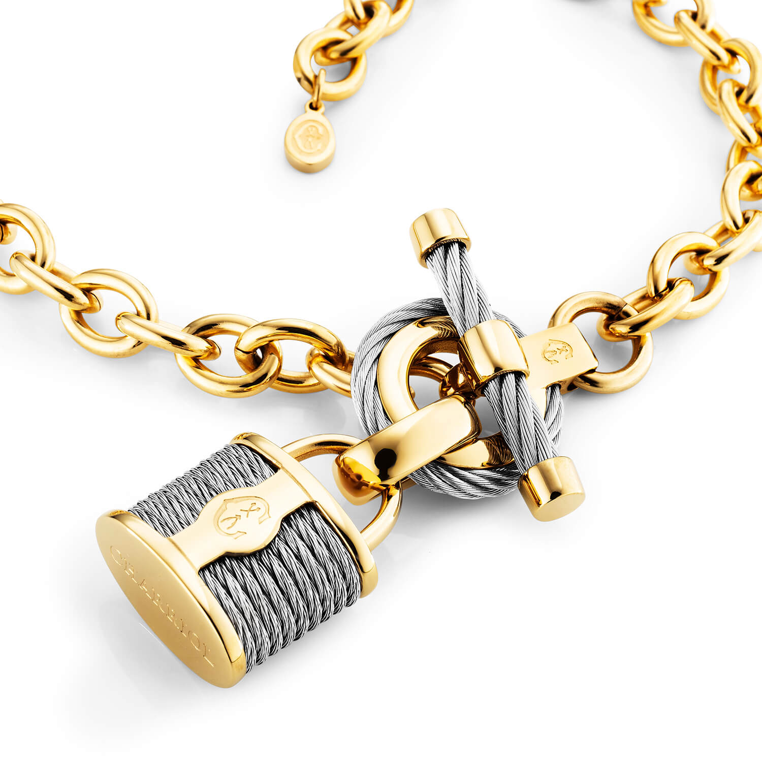 Acier_Jaune Or Hublot avec serrure