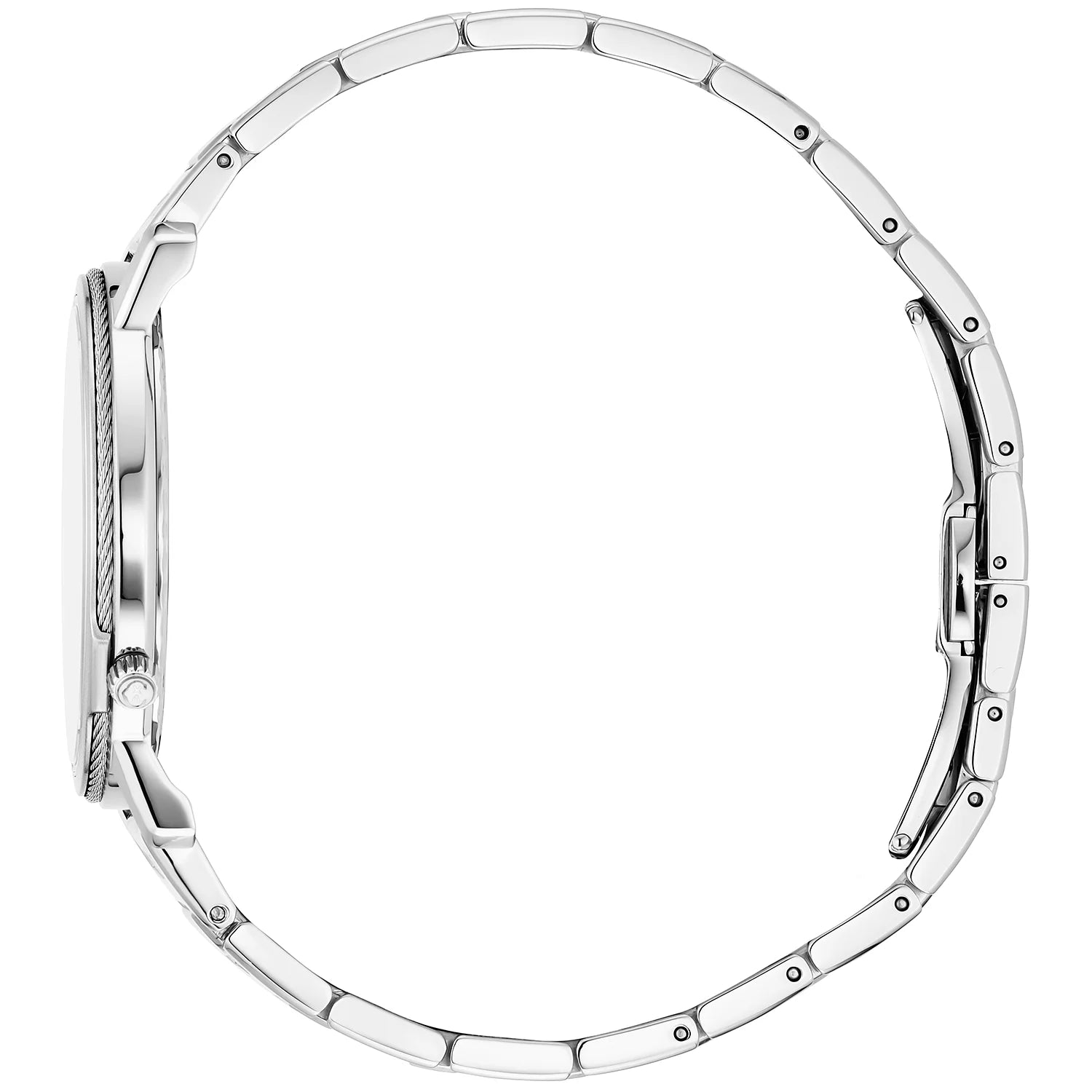 CELTIC LEGACYMontre de poche, 40MM, CALIBRE QUARTZ, CADRAN BLEU "CLOUS DE PARIS", ZONE ACIER, BRACELET ACIER - Charriol Geneve - Montres