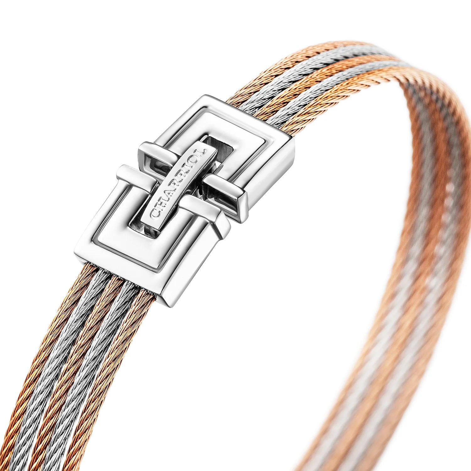 Or rose et acier_acier