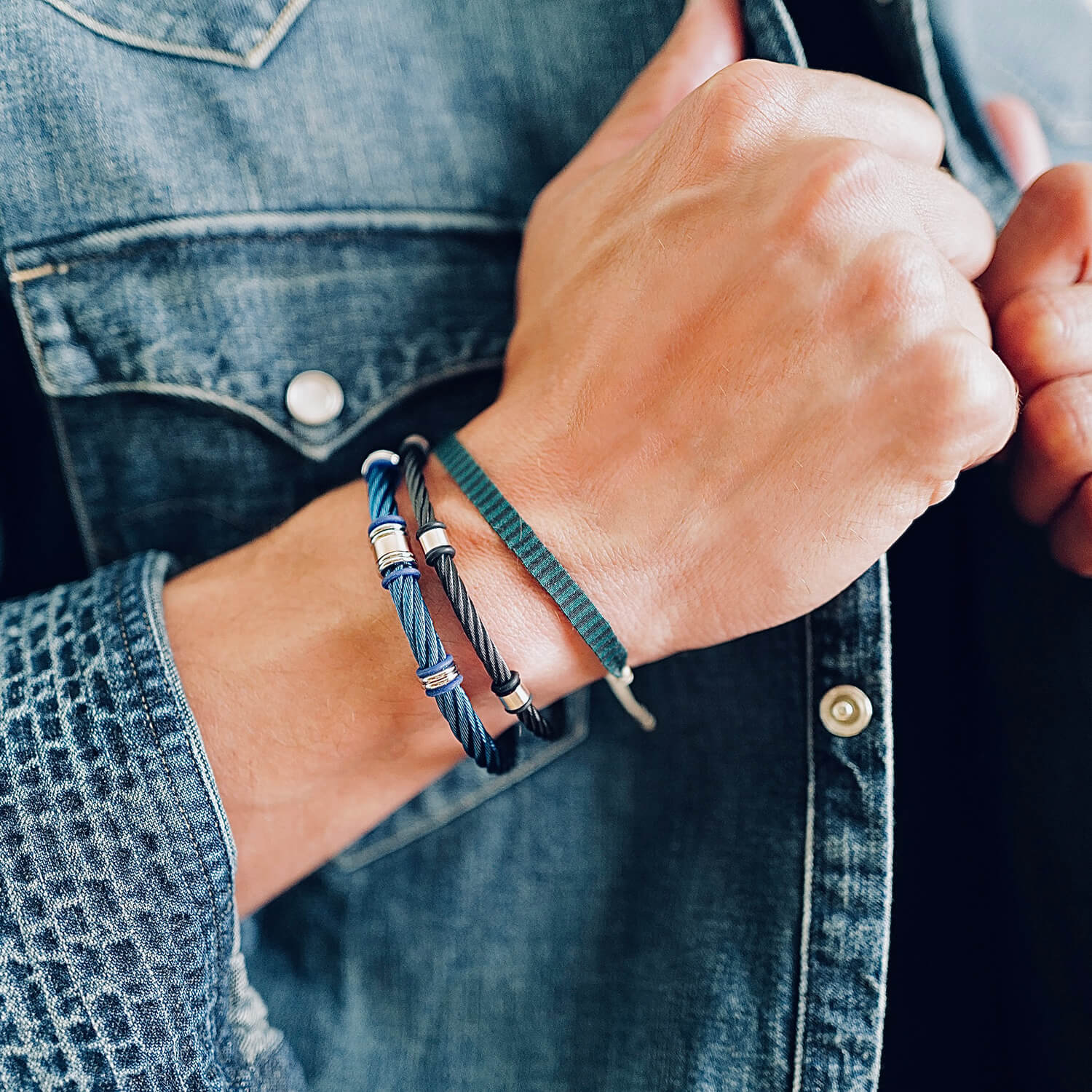 Noir_Or rose et caoutchouc noir