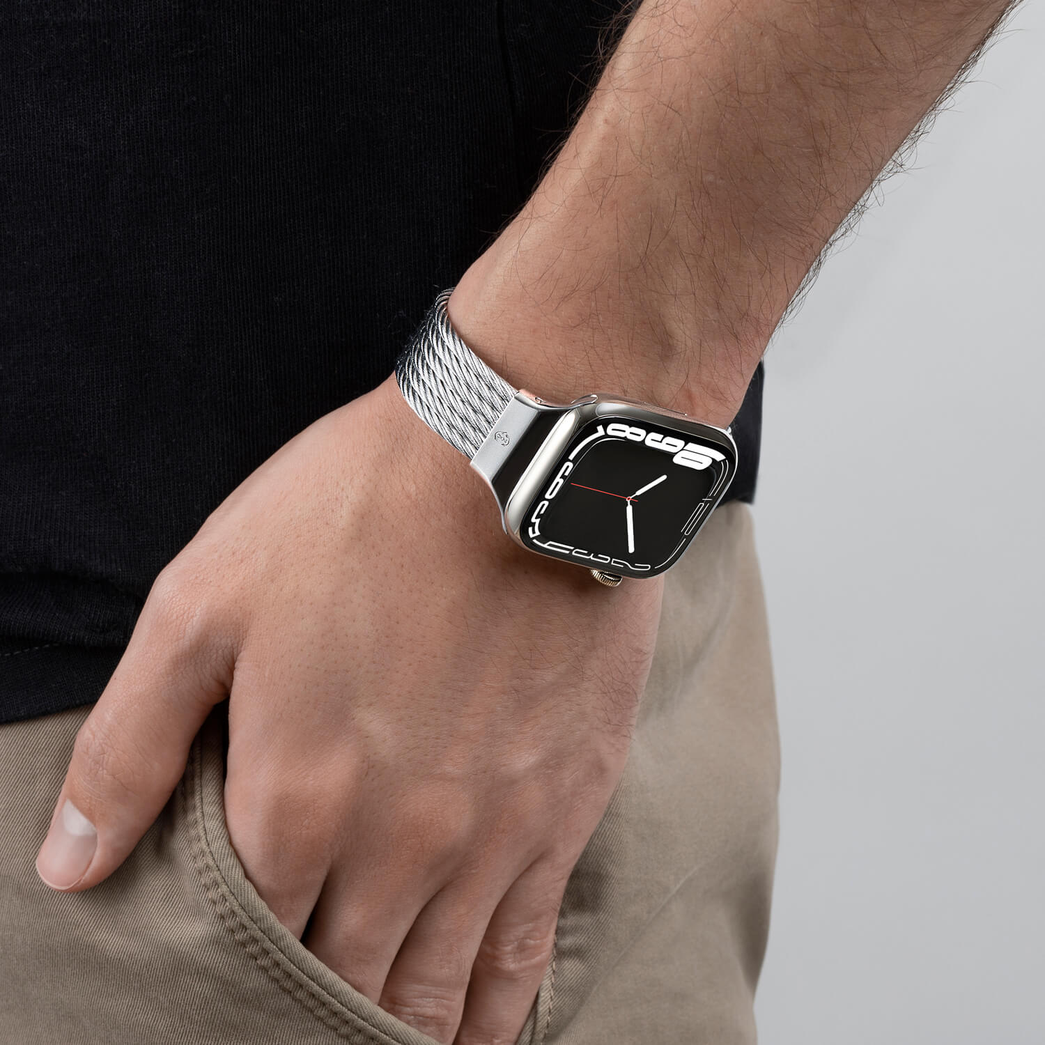 Poignet en acier 18cm