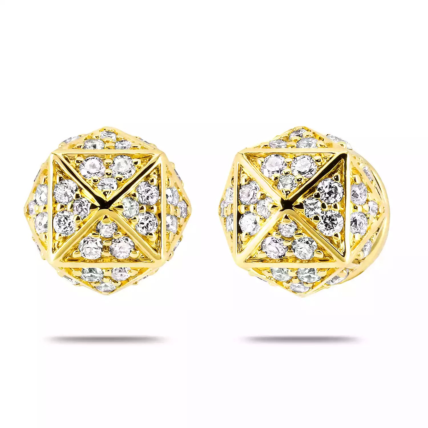 Or 18KT avec 64 diamants 0.29ct