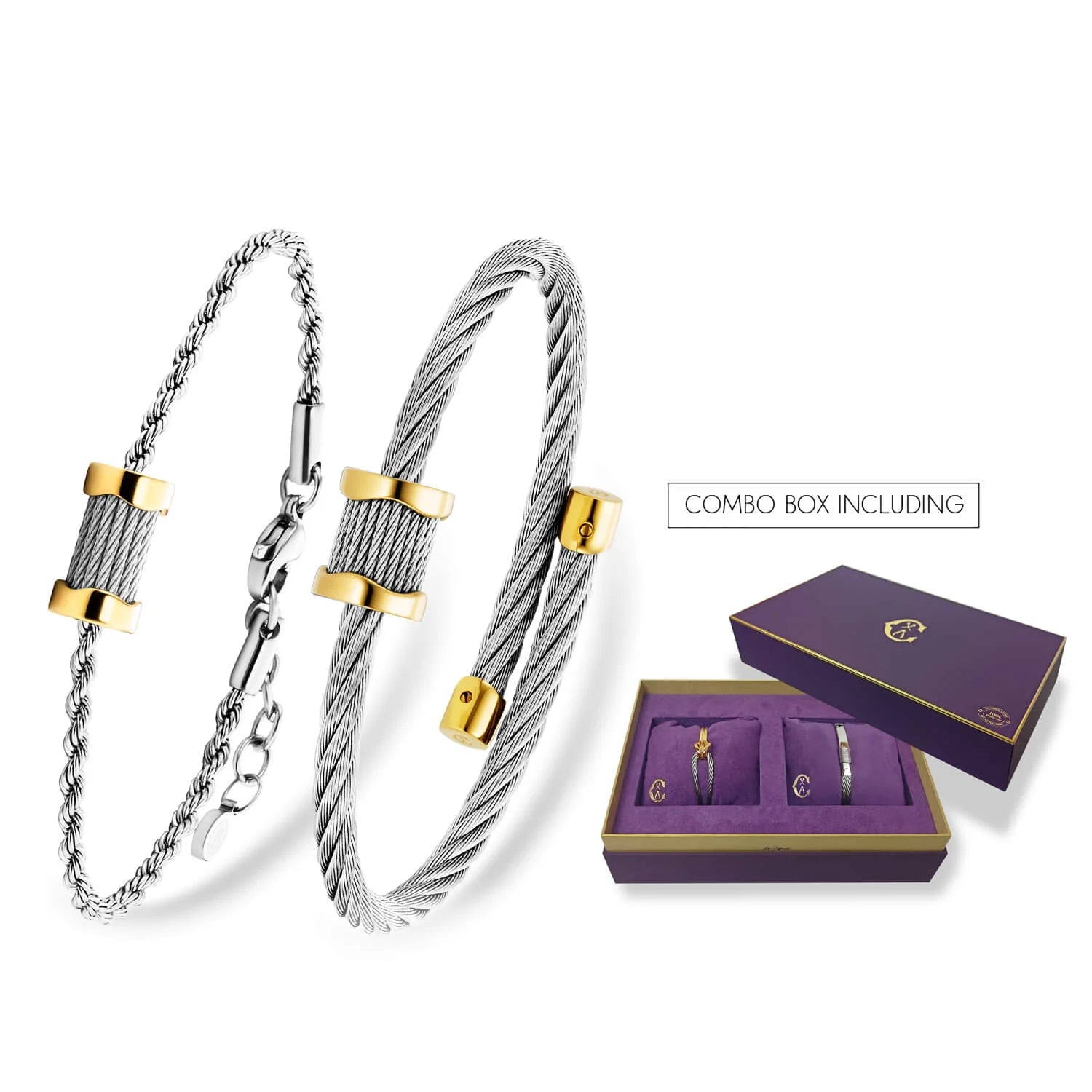 Combo set Naïa & Léo - ©2025 Philippe Charriol International Ltd. -  