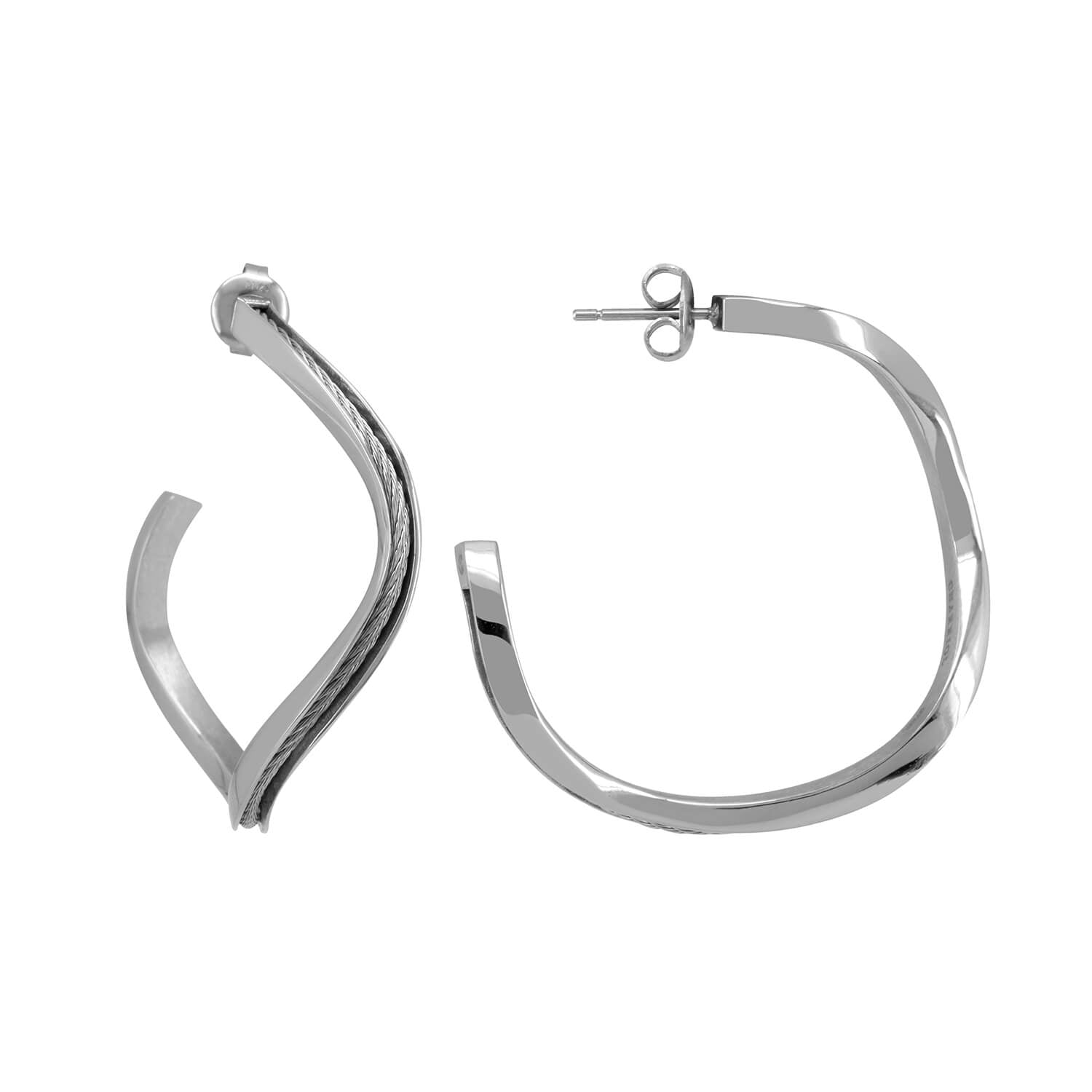 Forever Boucles d'oreilles vagues - © 2024 Charriol - Bague
