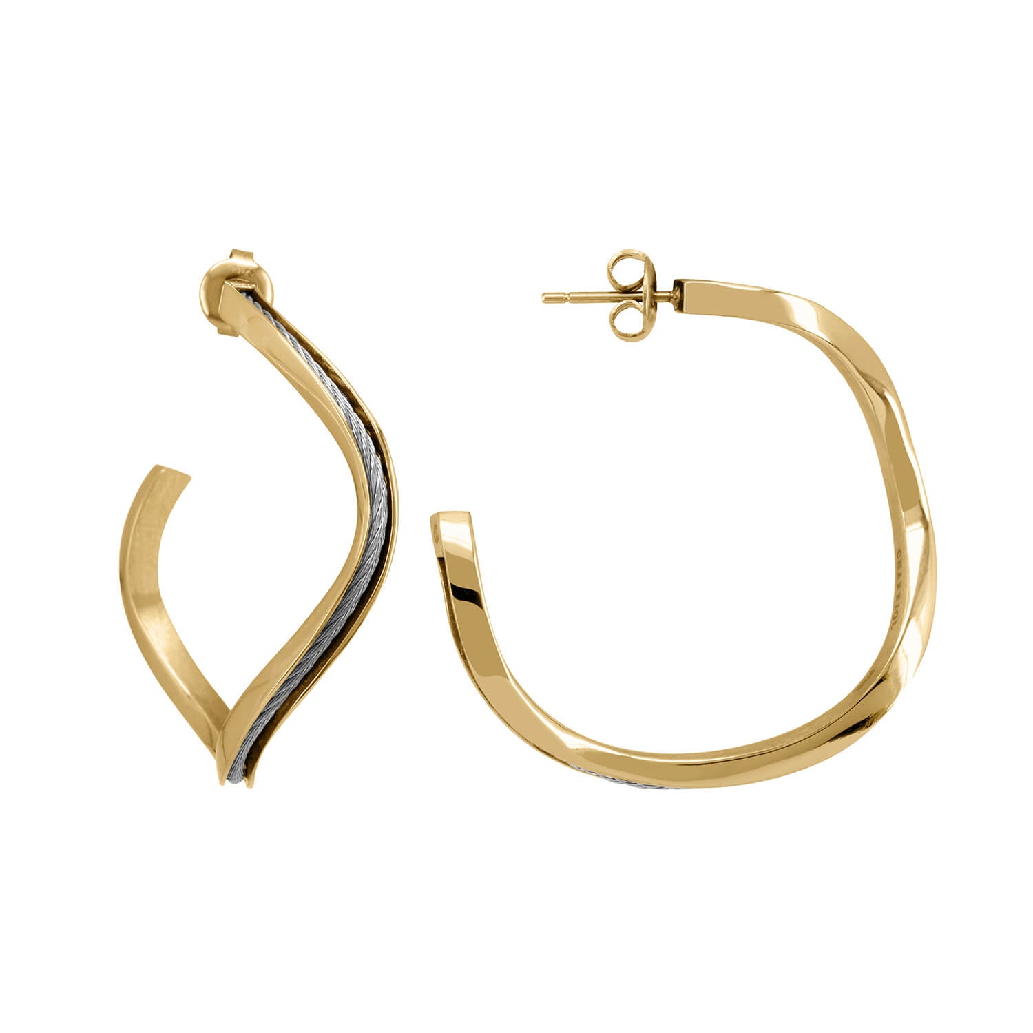 Forever Boucles d'oreilles vagues - © 2024 Charriol - Bague