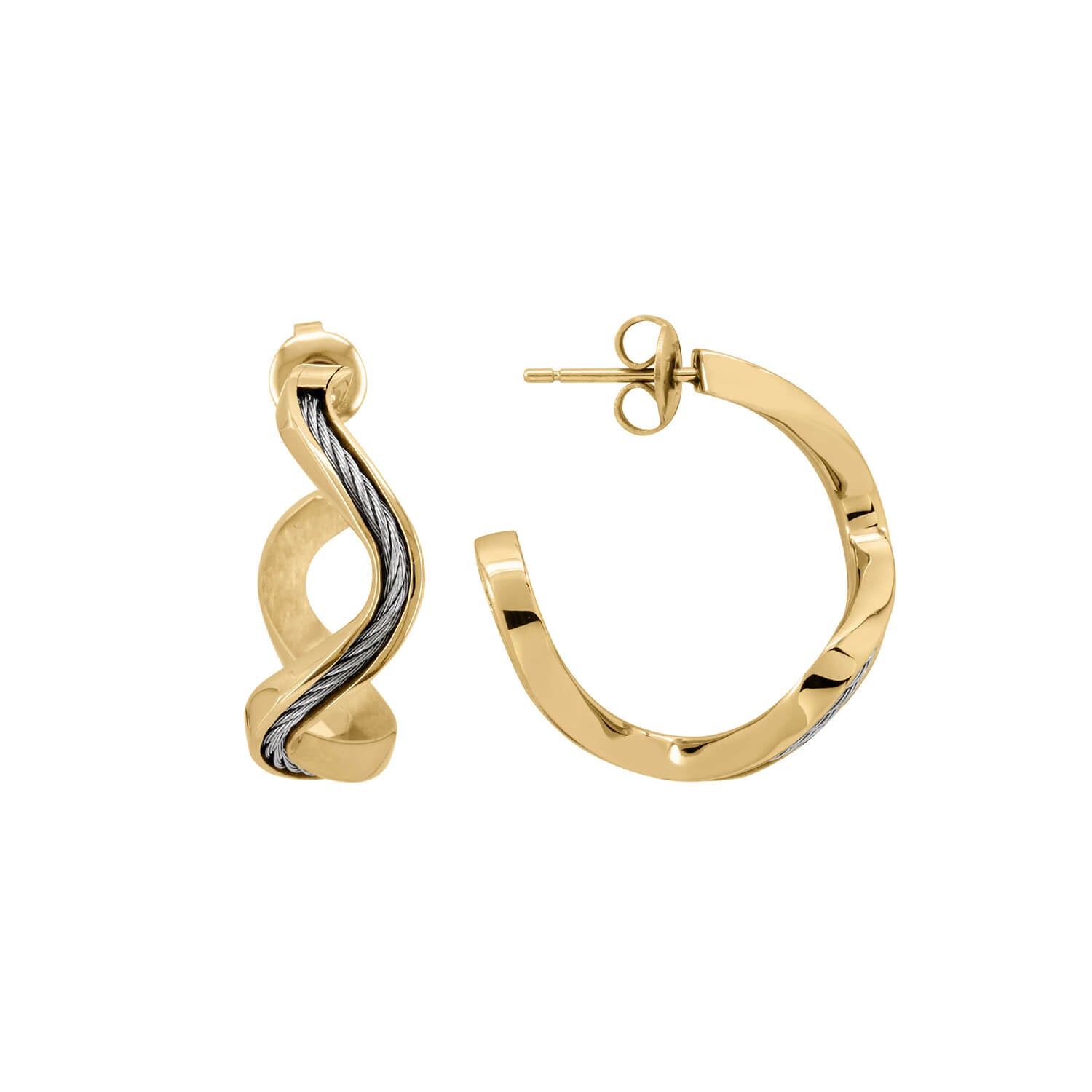 Forever Boucles d'oreilles vagues - © 2024 Charriol - Bague