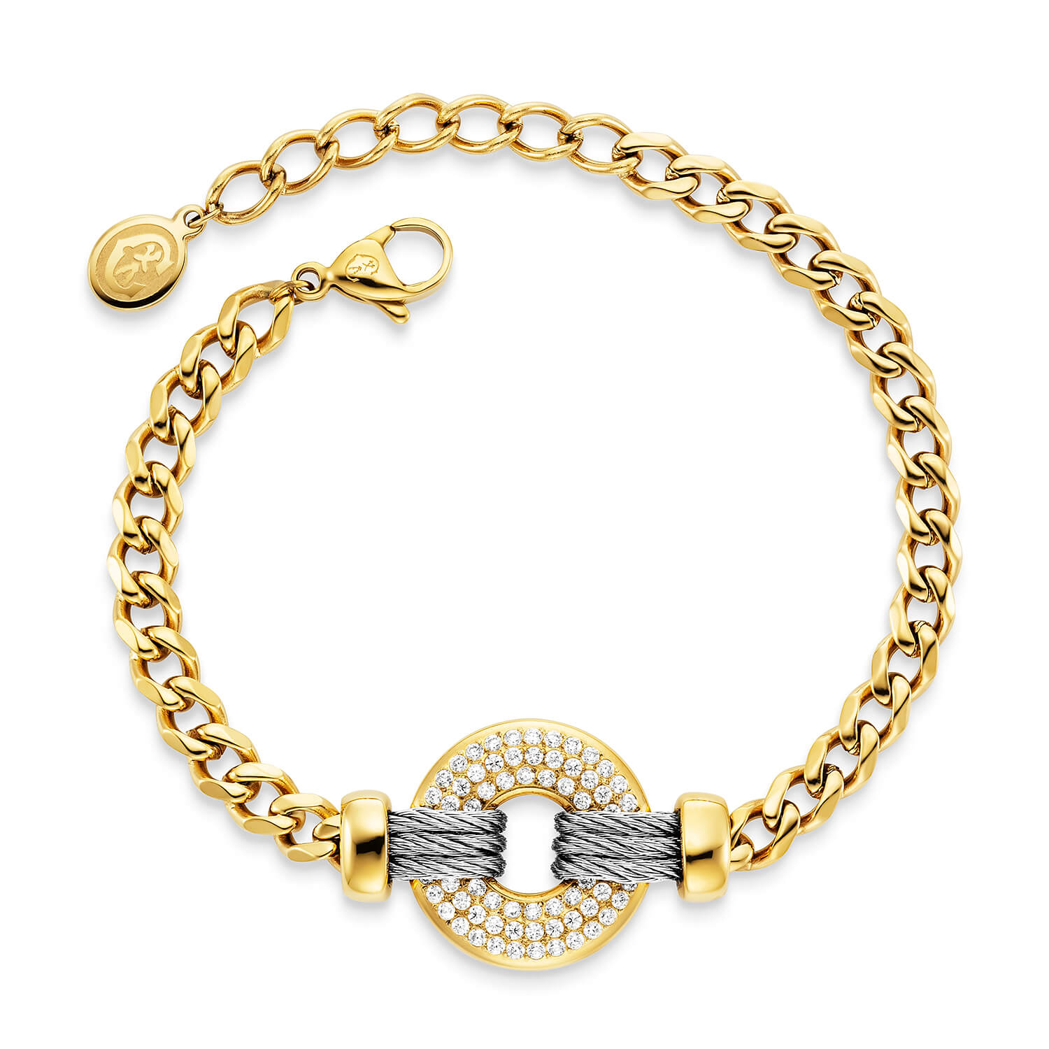 Or jaune_acier avec zirconias