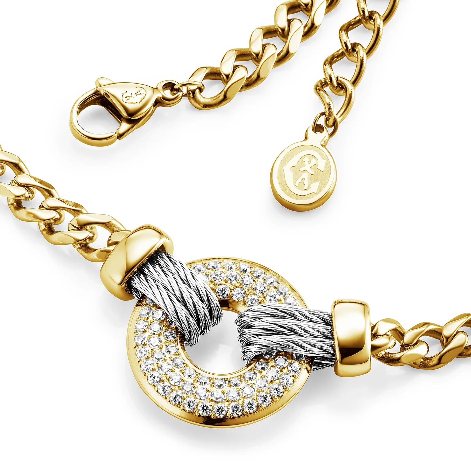 Acier_73 Pendentif Zirconia