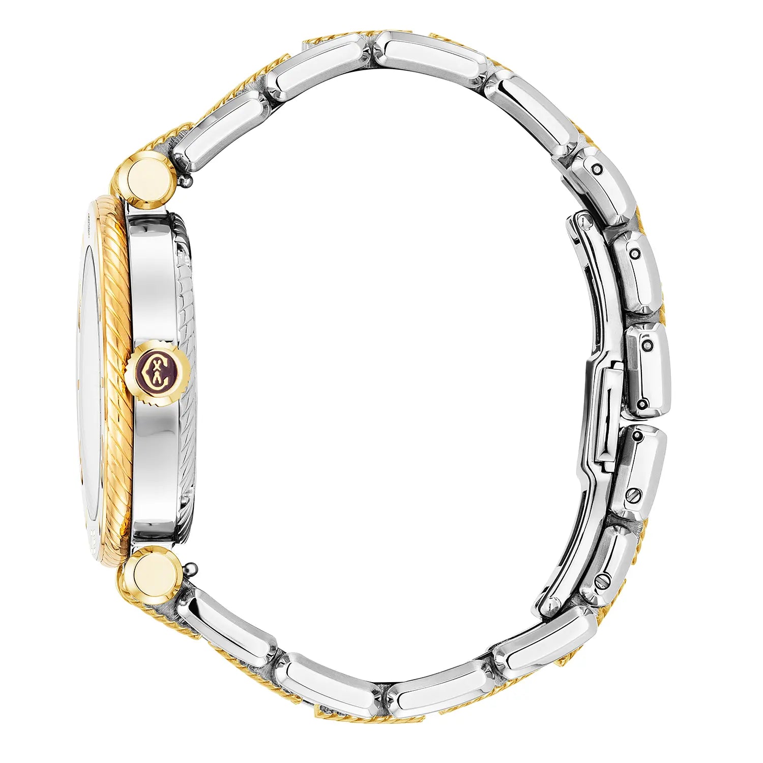 NAVIGATOR SURF, 36MM, CALIBRE AUTOMATIQUE, CADRAN BLANC, ZONE BLANCHE, BRACELET INTERCHANGEABLE BICOLORE ACIER - Charriol Geneve - Montre