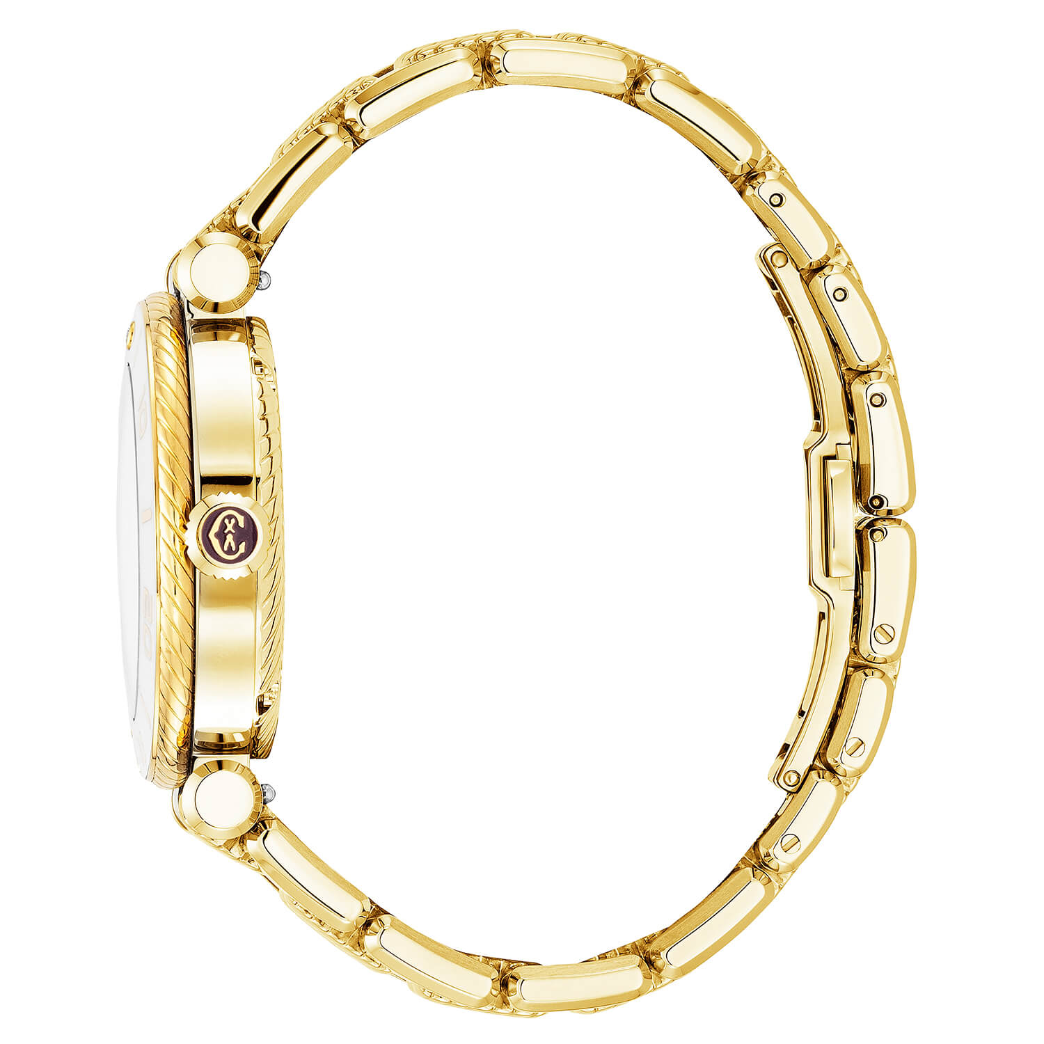 NAVIGATOR SURF, 36MM, CALIBRE AUTOMATIQUE, CADRAN BLANC, ZONE BLANCHE, BRACELET INTERCHANGEABLE PVD OR JAUNE - Charriol Geneve - Montre