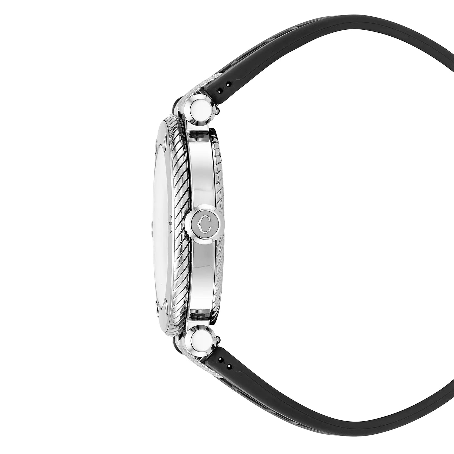 NAVIGATOR SURF GMT, 41MM, CALIBRE AUTOMATIQUE, CADRAN BLANC, ZONE 6 SCREWS, BRACELET INTERCHANGEABLE EN CAOUTCHOUC NOIR - Charriol Geneve - Montres