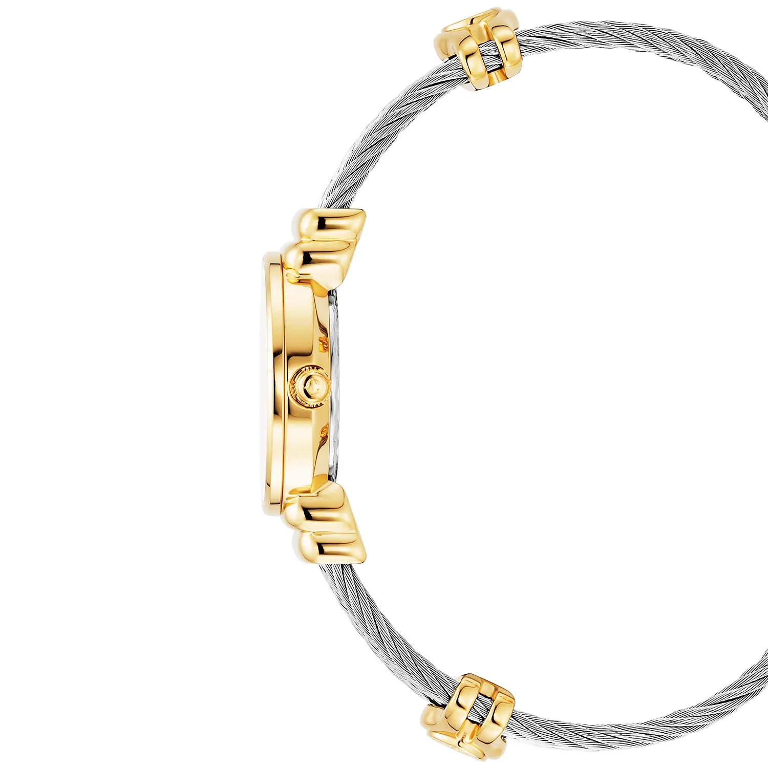 St Tropez Montre Icon PVD or jaune et acier - Charriol Geneve - Montre