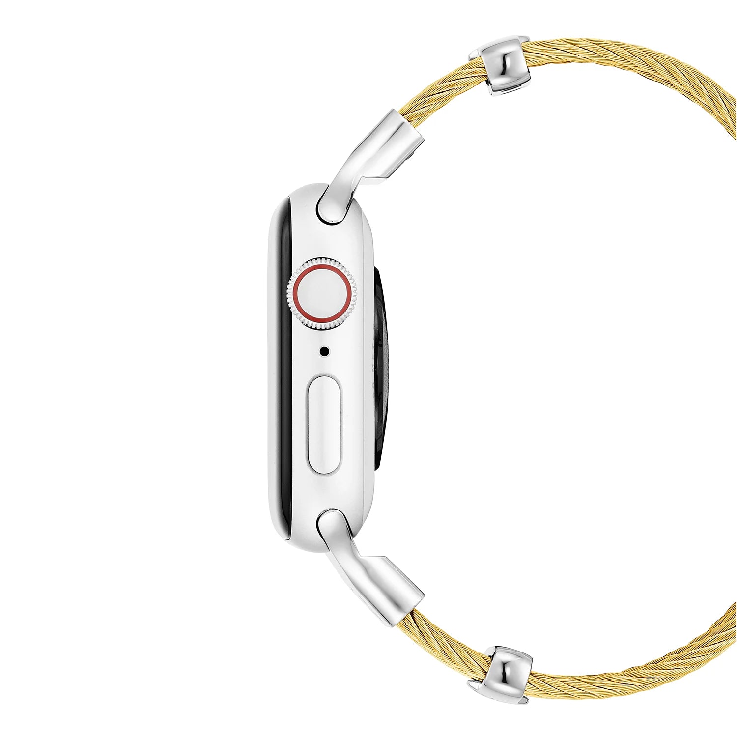 Or jaune et acier Décors_Poignet 16cm