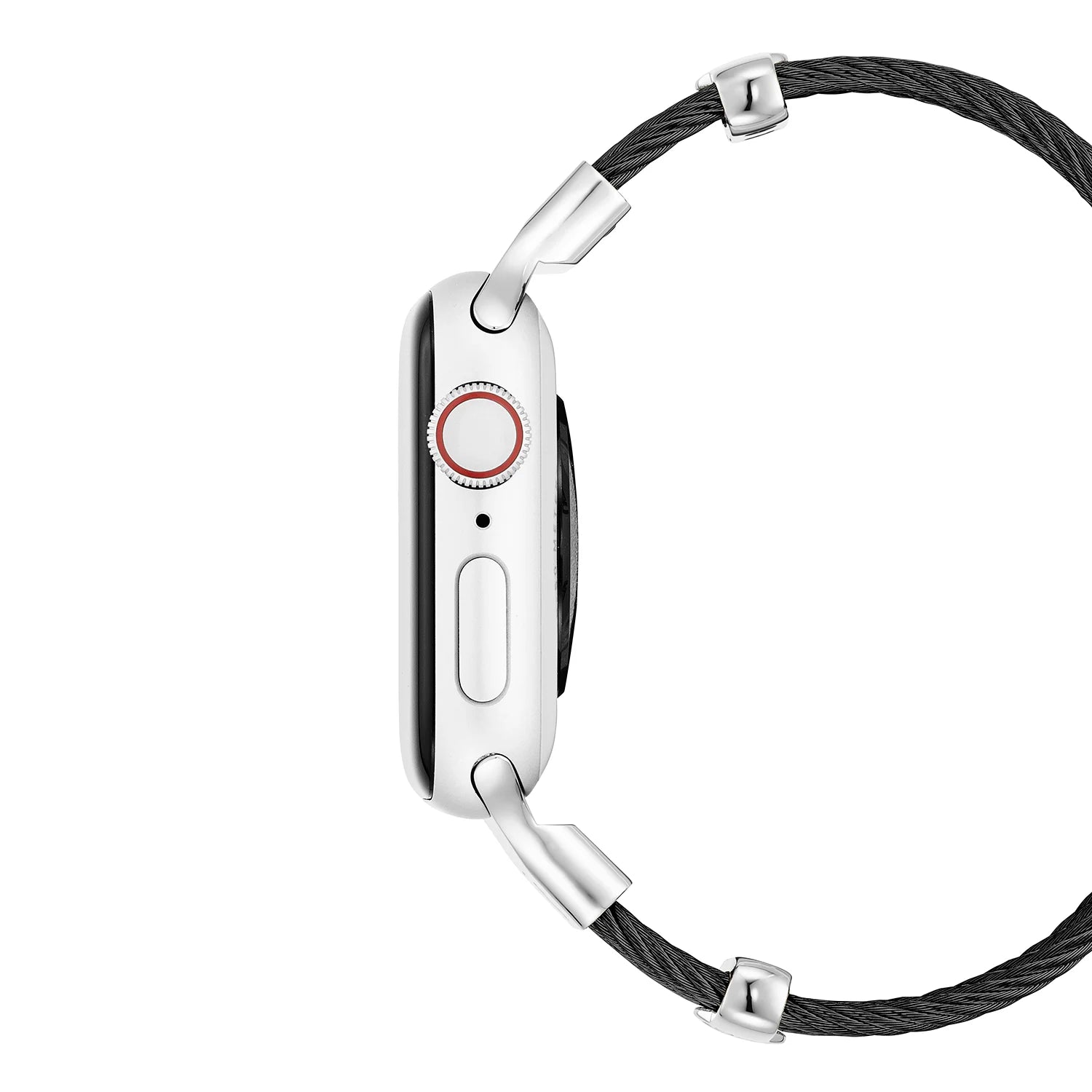 Noir avec acier Décors_Poignet 16cm